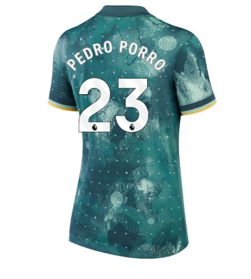 Tottenham Hotspur Pedro Porro #23 Tercera Equipación Mujer 2024-25 Manga Corta